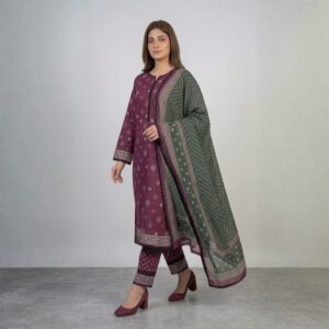 plum lawn 3 piece suit