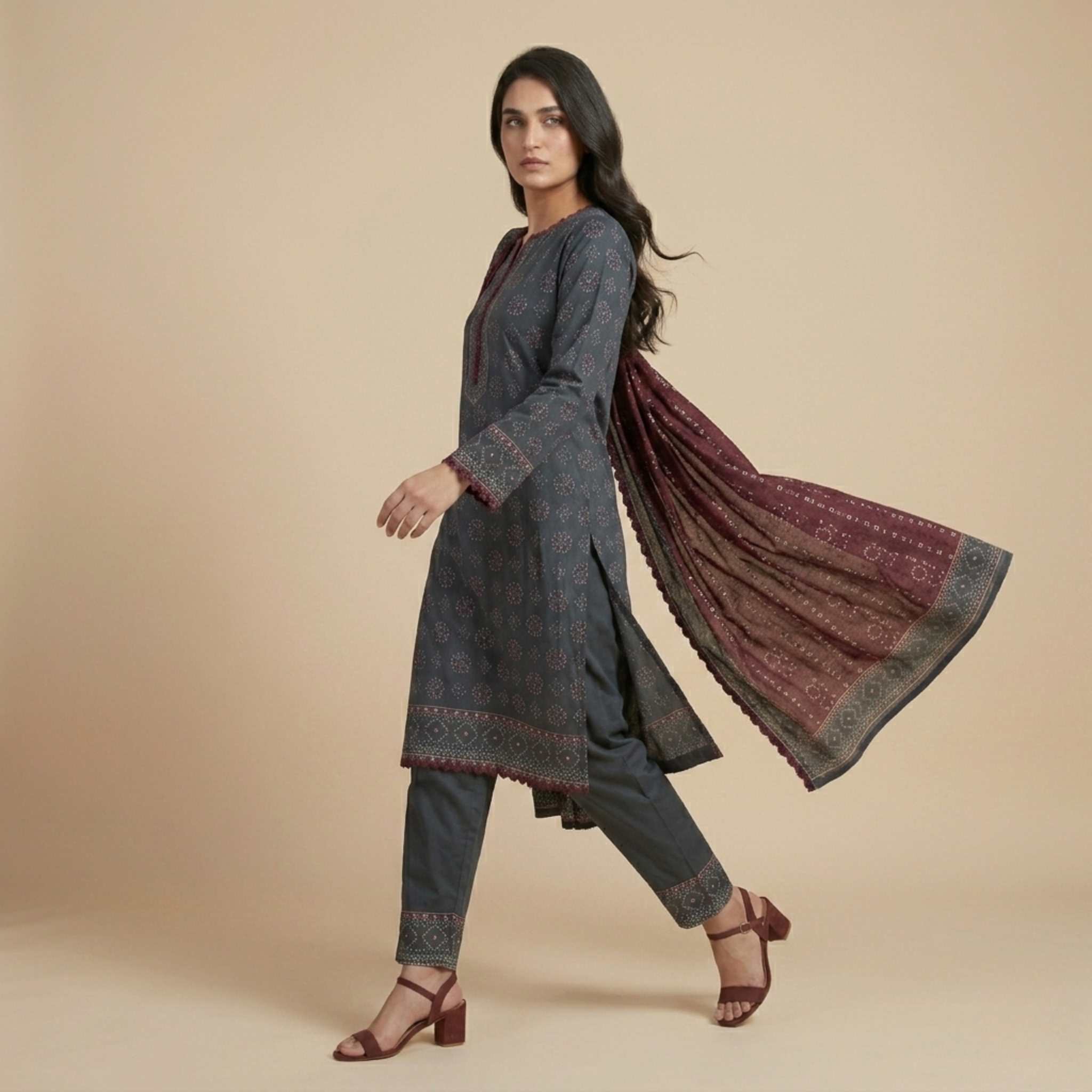 black lawn farshi 3 piece suit black lawn farshi 3 piece suit